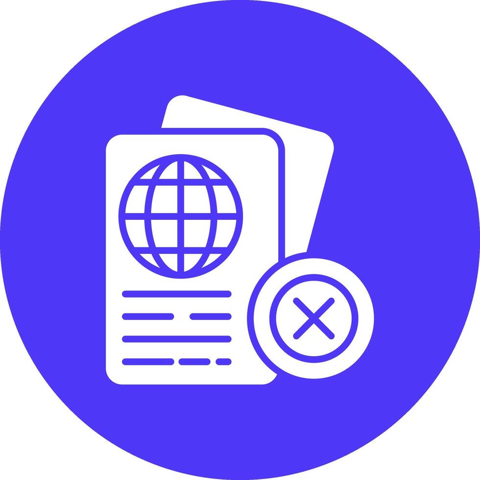 Passport Control Graphic Interface Asset vector