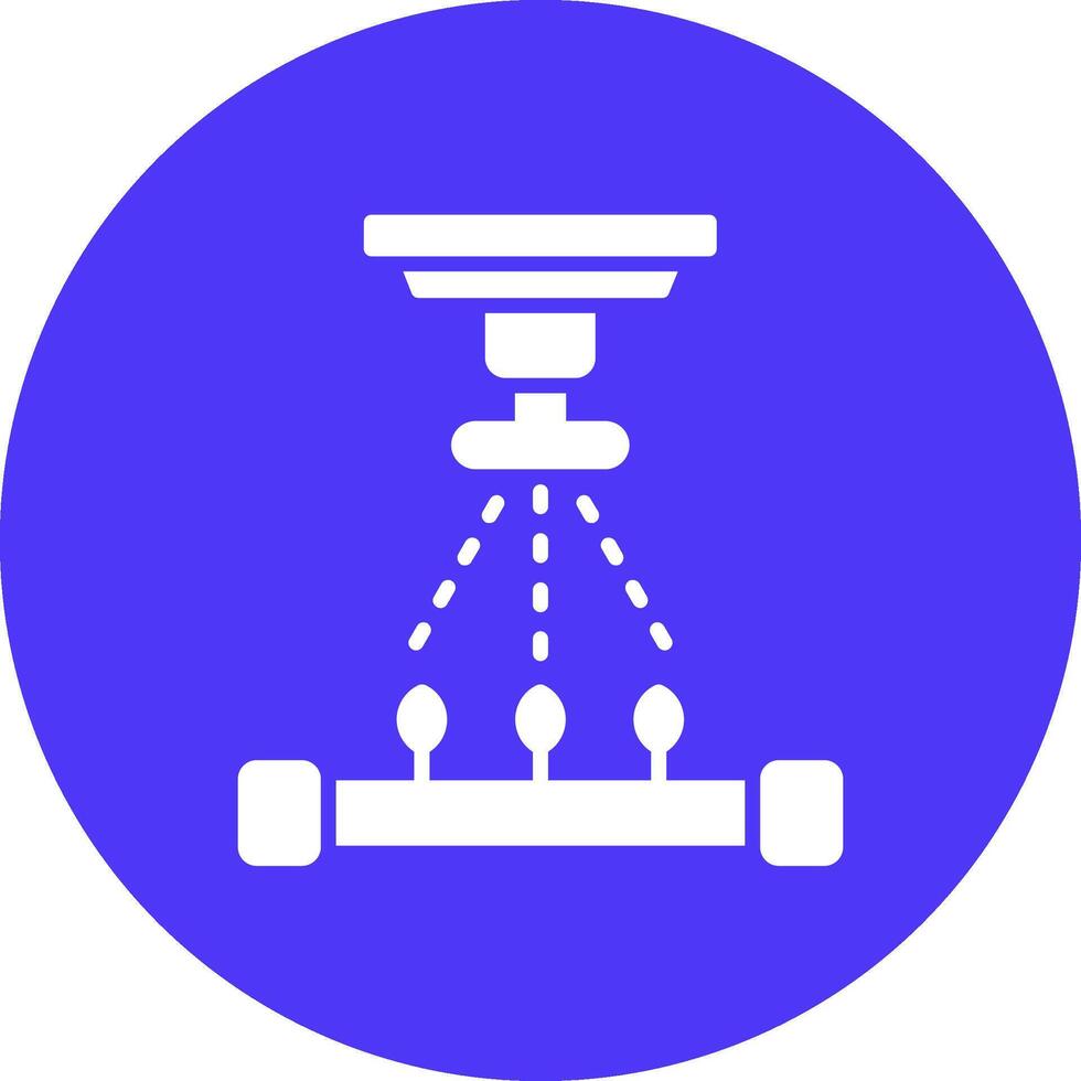 Sprinkler Creative Flat Illustration vector