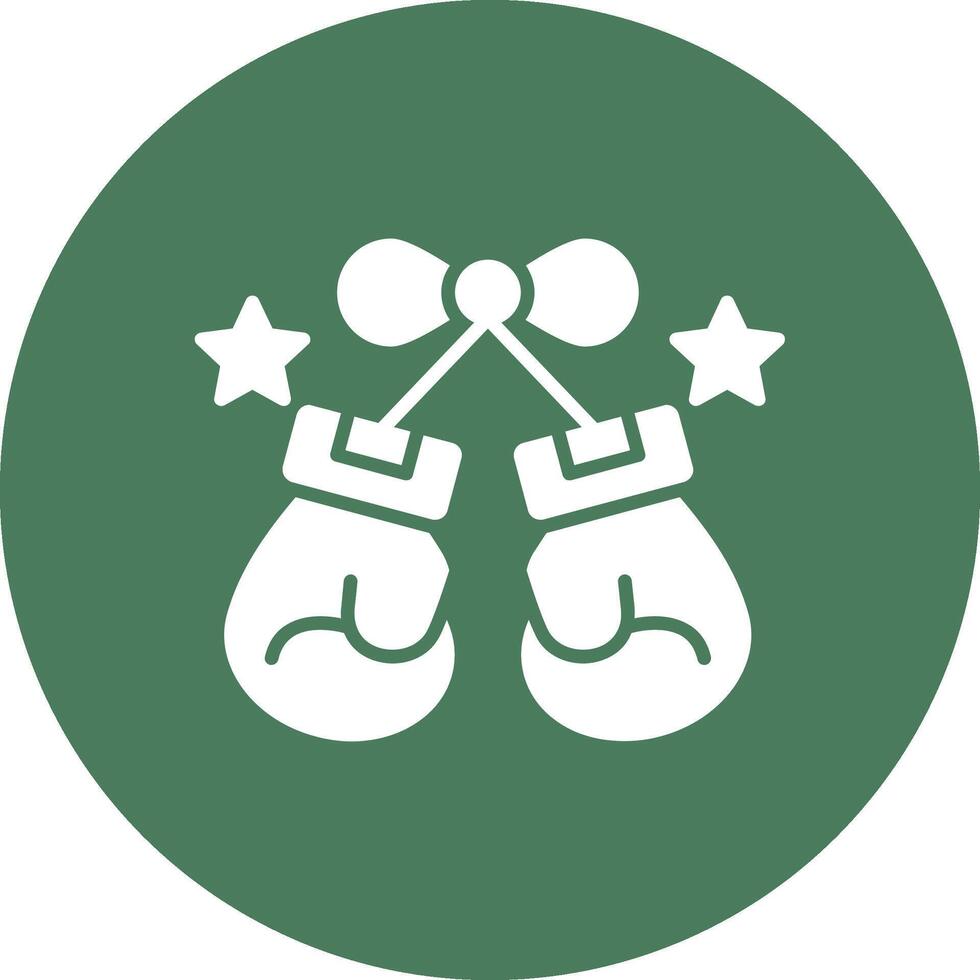 Boxing Gloves Modern App Icon vector