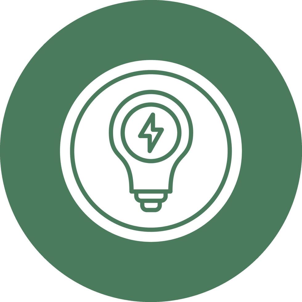 Light Bulb Neon Graphic Style vector