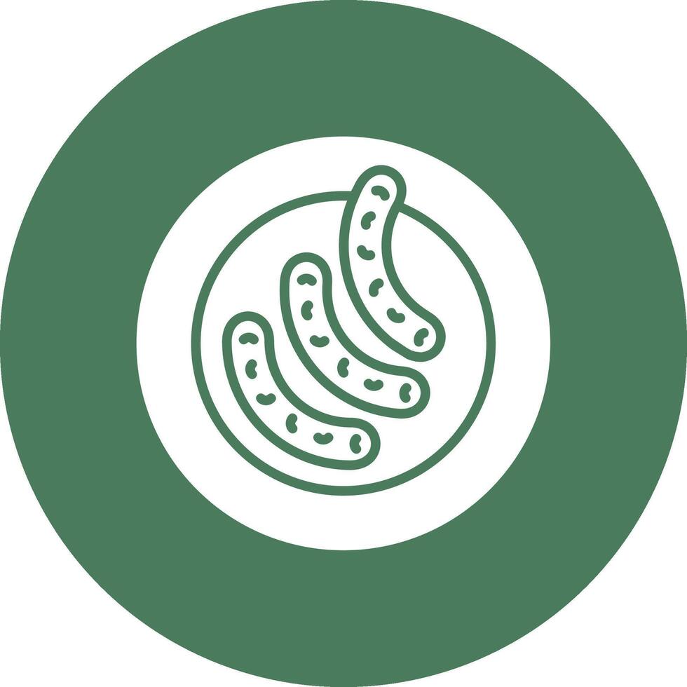 Sausage Neon Graphic Style vector
