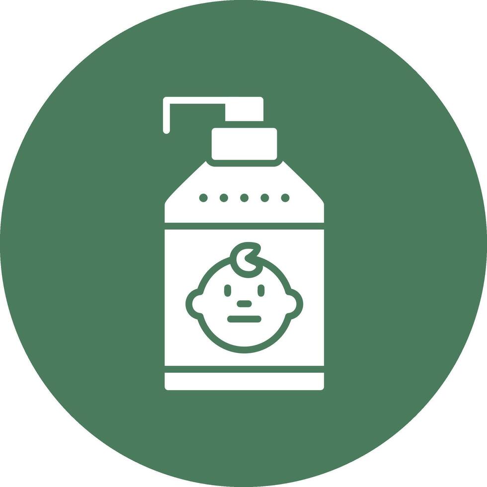 Shampoo Gradient Style Icon vector