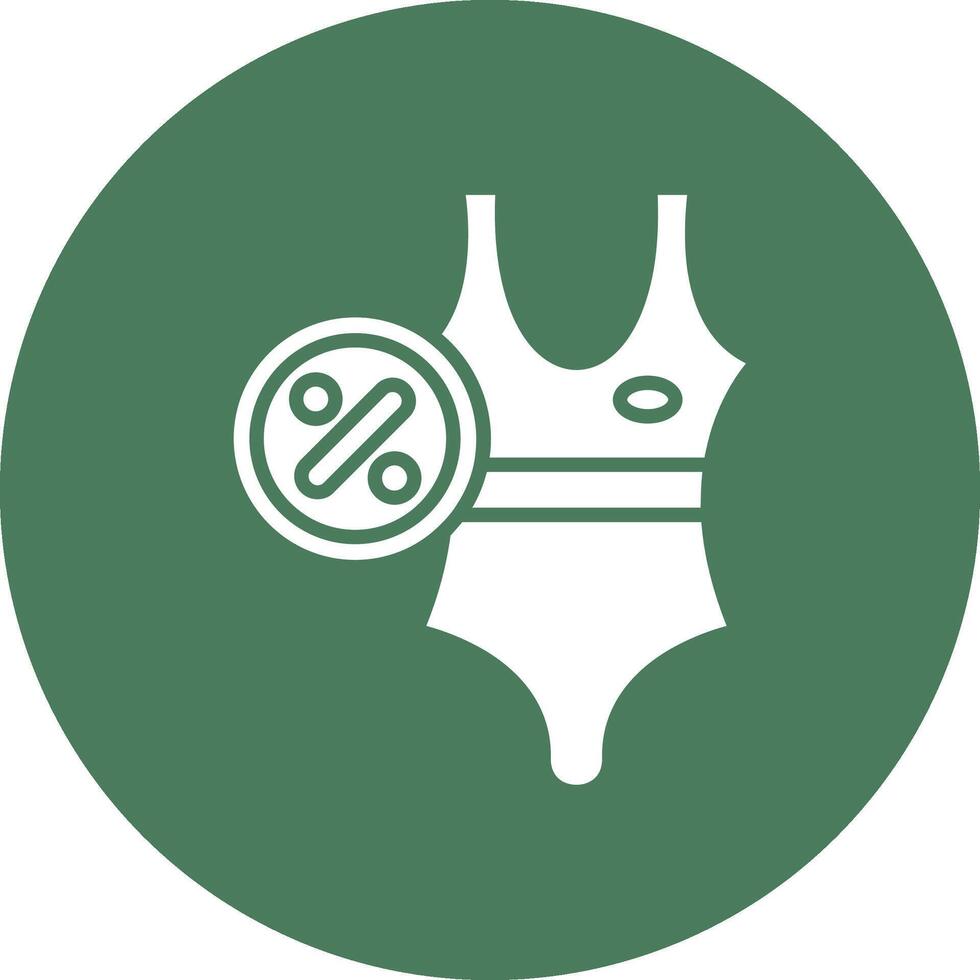 Swimsuit Sharp Edge Symbol vector