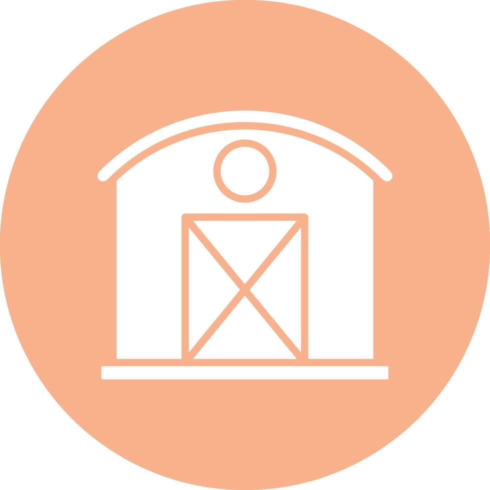Barn Functional Icon Art vector