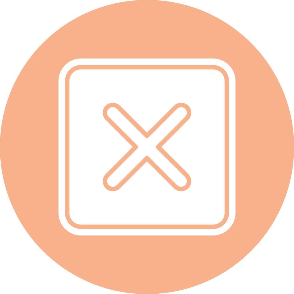 Cross Shadowed Icon Style vector