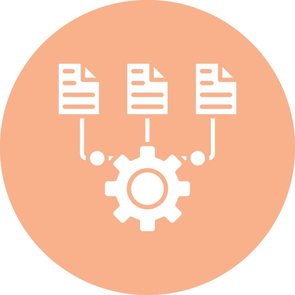 Data Integration Soft Color Illustration vector