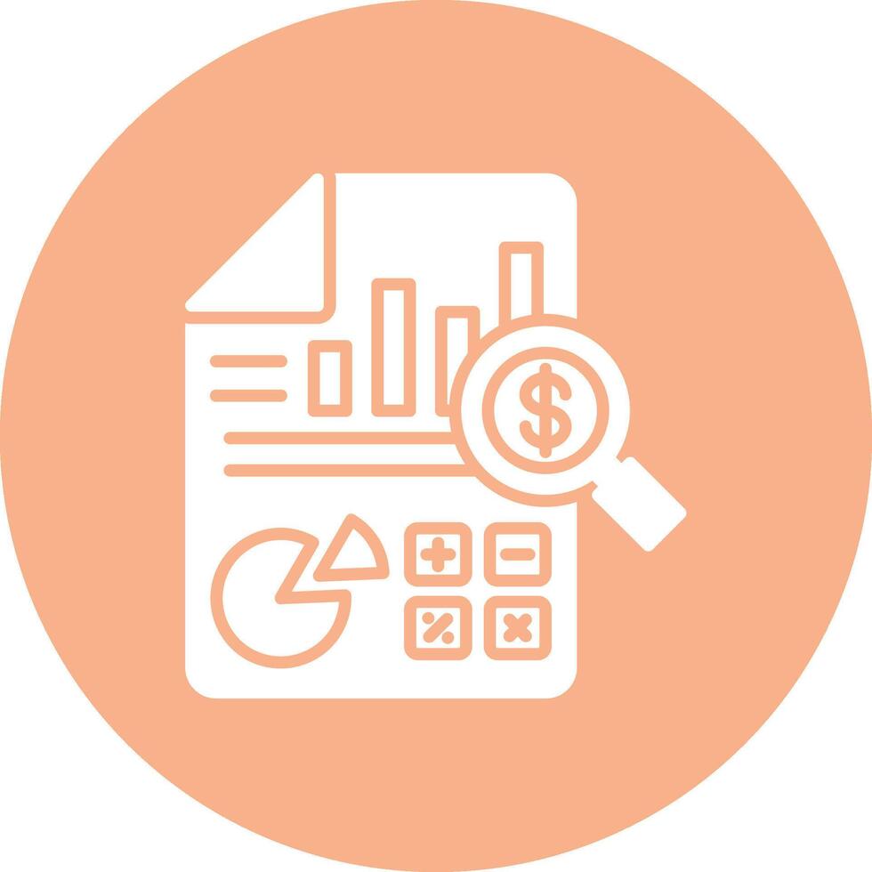 Financial Report Wireframe Illustration vector