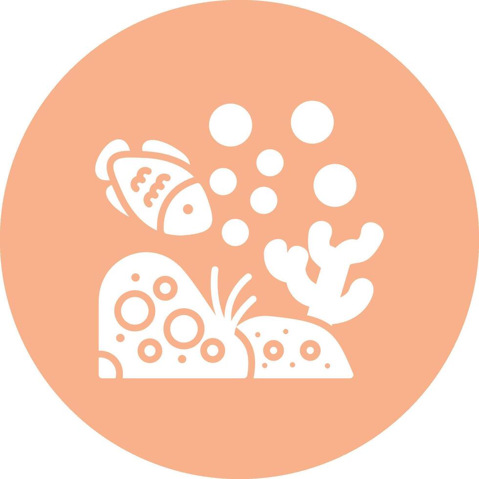 Fish Lined UI Illustration vector