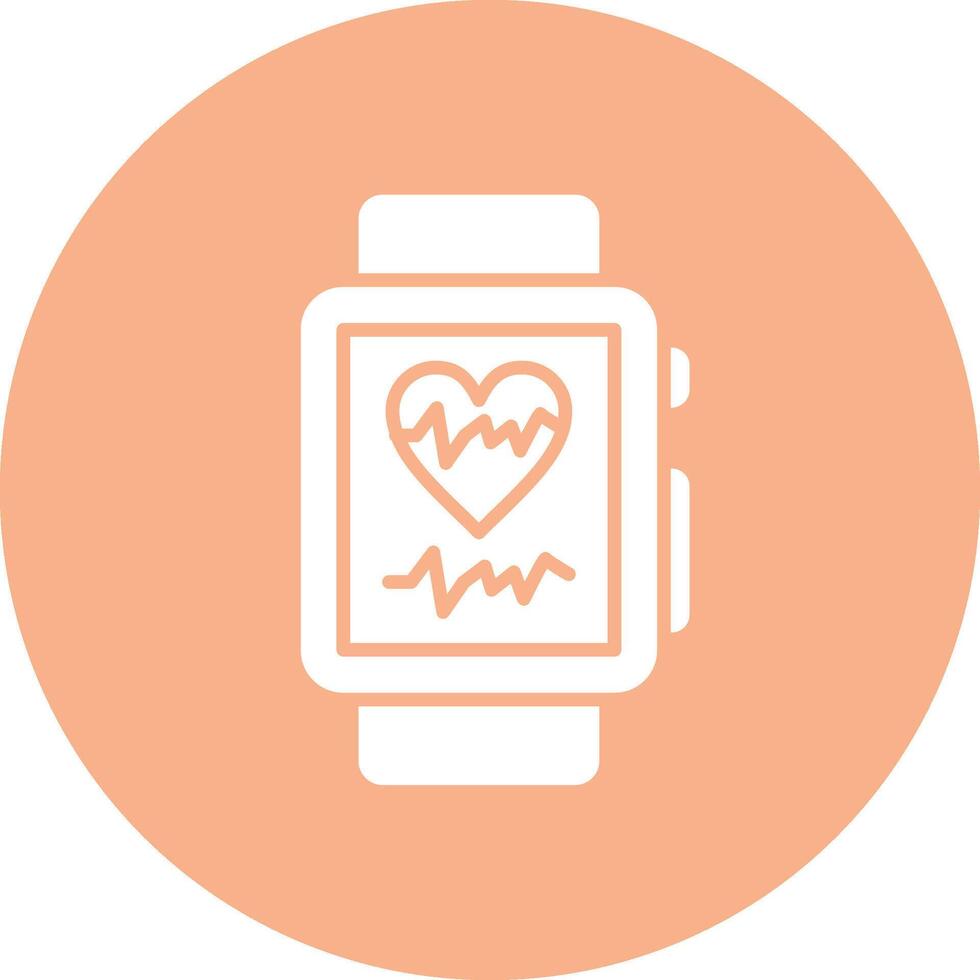 Heart Rate Interactive UI Graphic vector