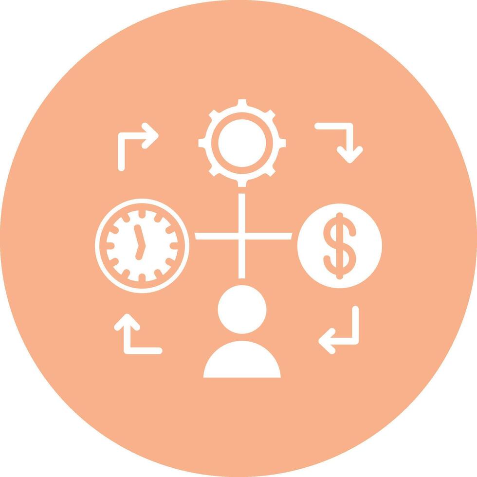 Process Monochrome UI Visual vector