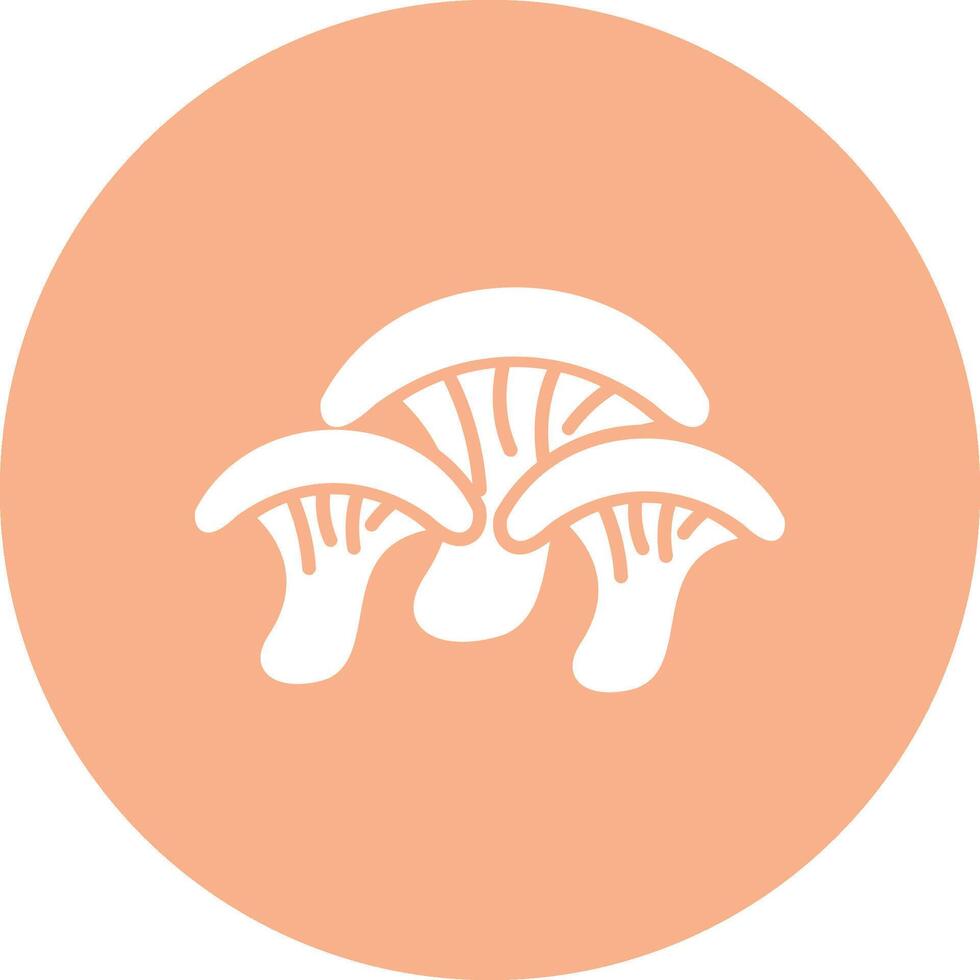 Mushroom Wireframe Illustration vector
