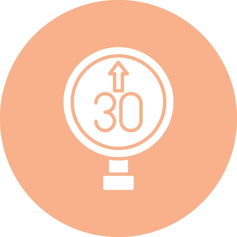 Speed Limit Business Interface Asset vector