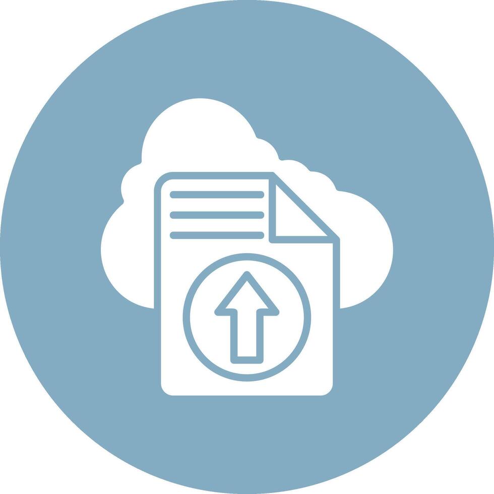 File Upload UI Concept Symbol vector