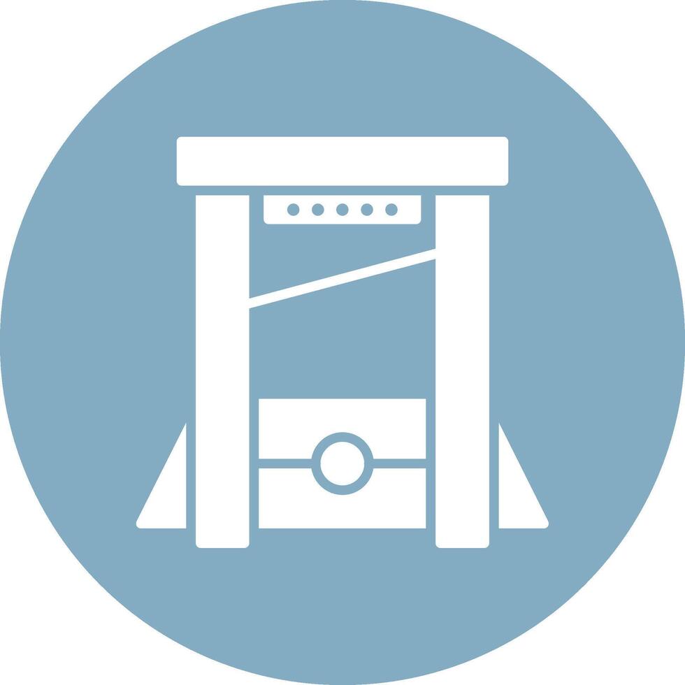 Guillotine Graphic Interface Asset vector