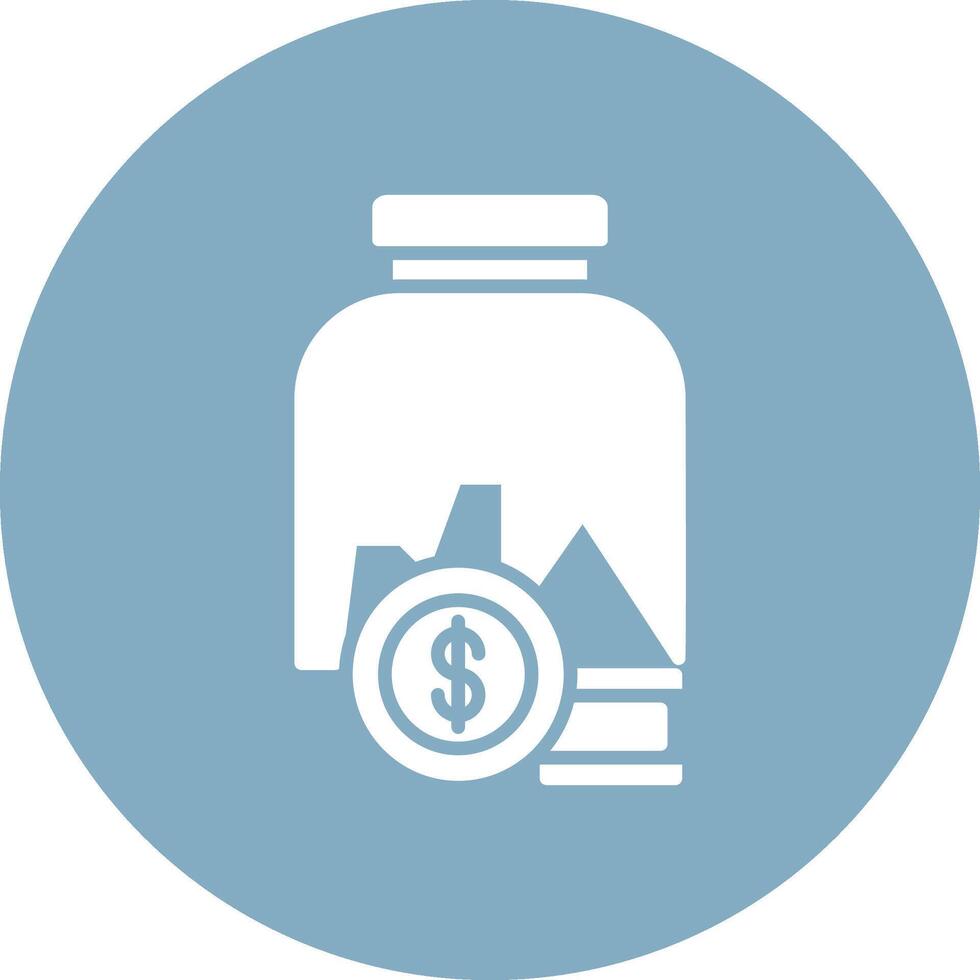 Jar Interactive Icon Badge vector