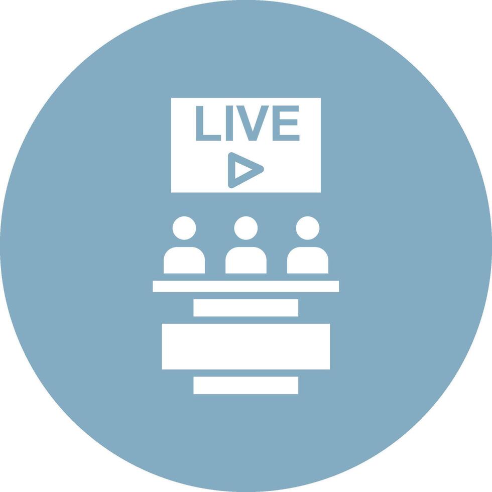Live Streaming Contrast Art vector