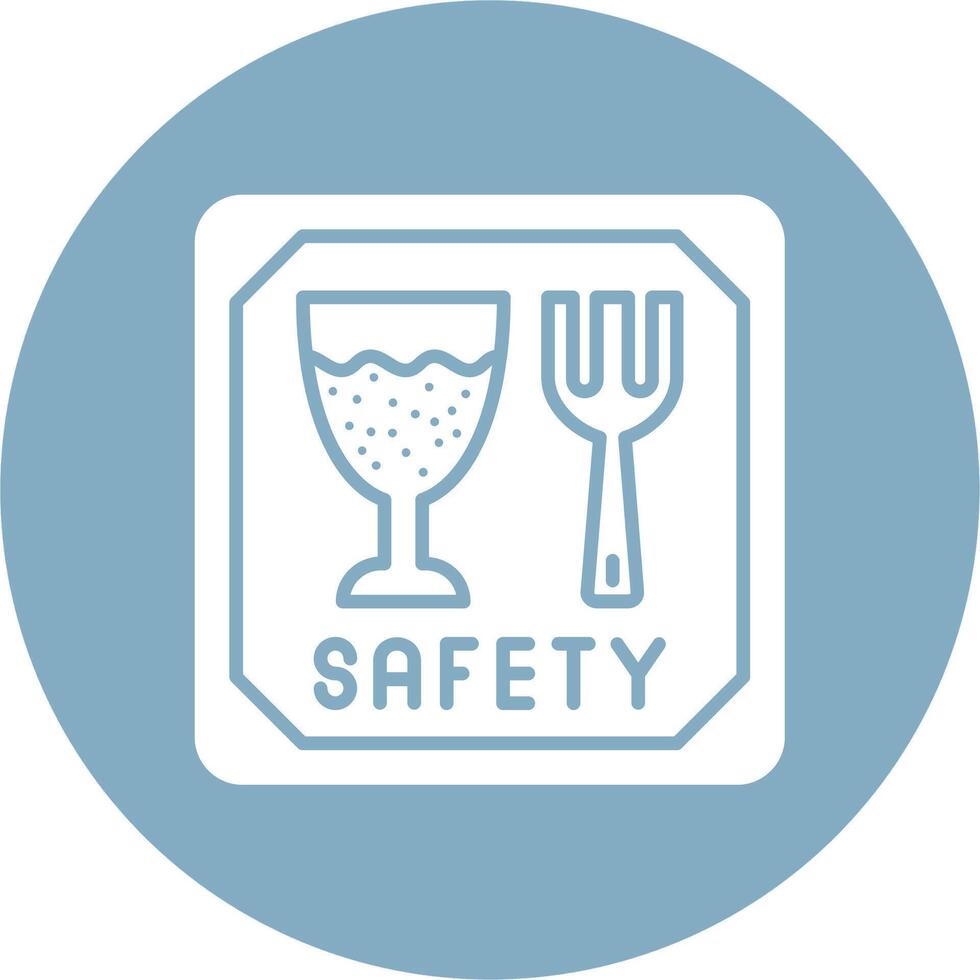 Safety Tasted Coded Design Graphic vector