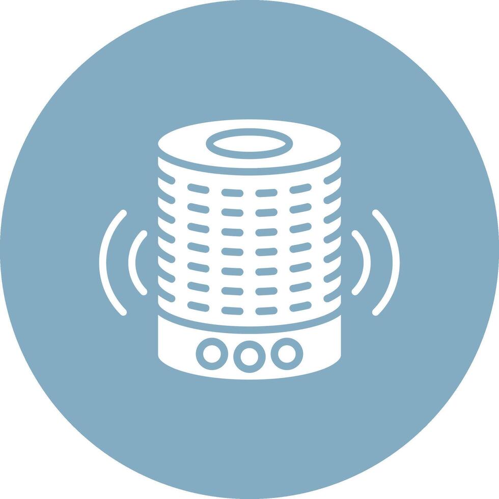 Smart Speaker Pixel Perfect Design vector