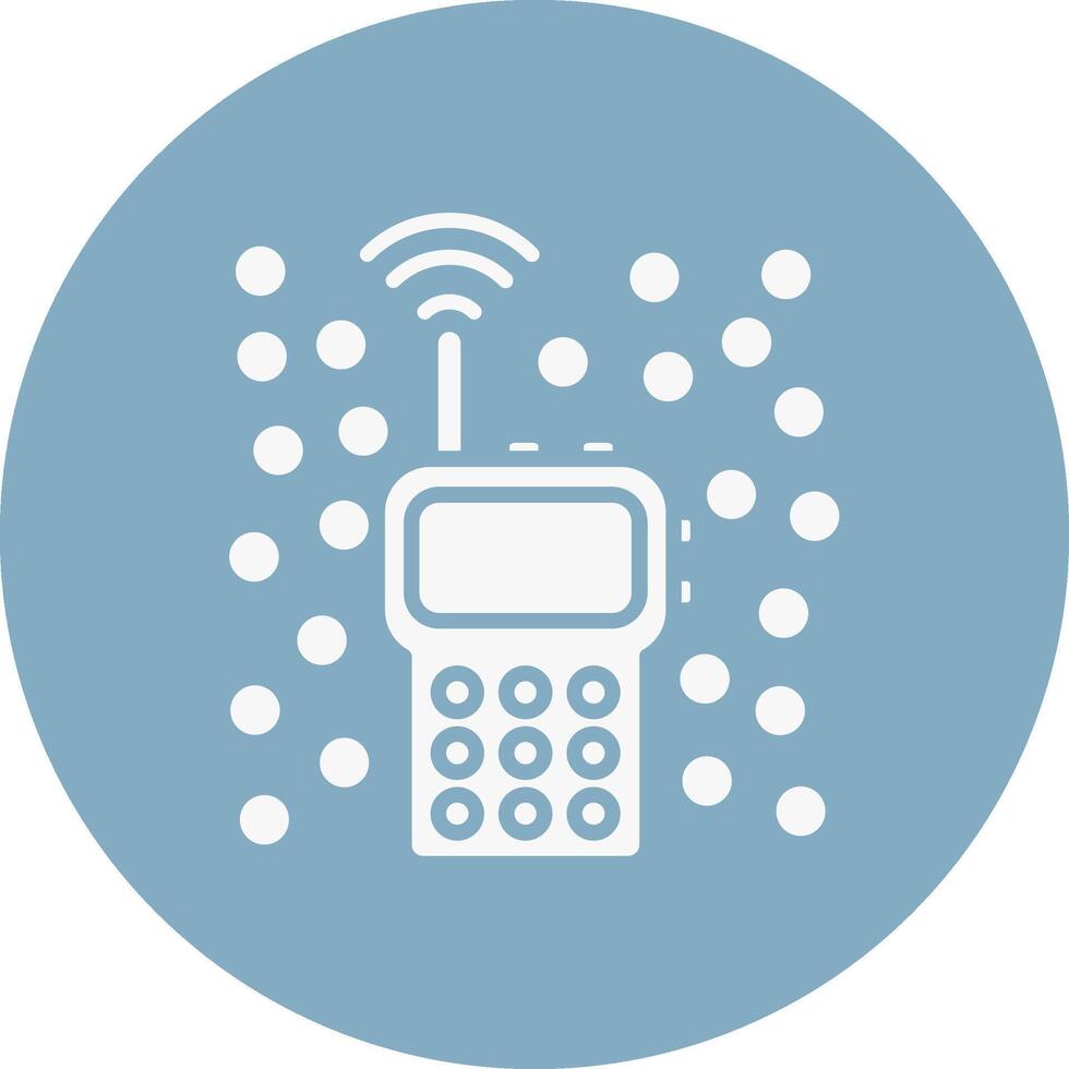 Walkie Talkie Mobile Ready Icon vector