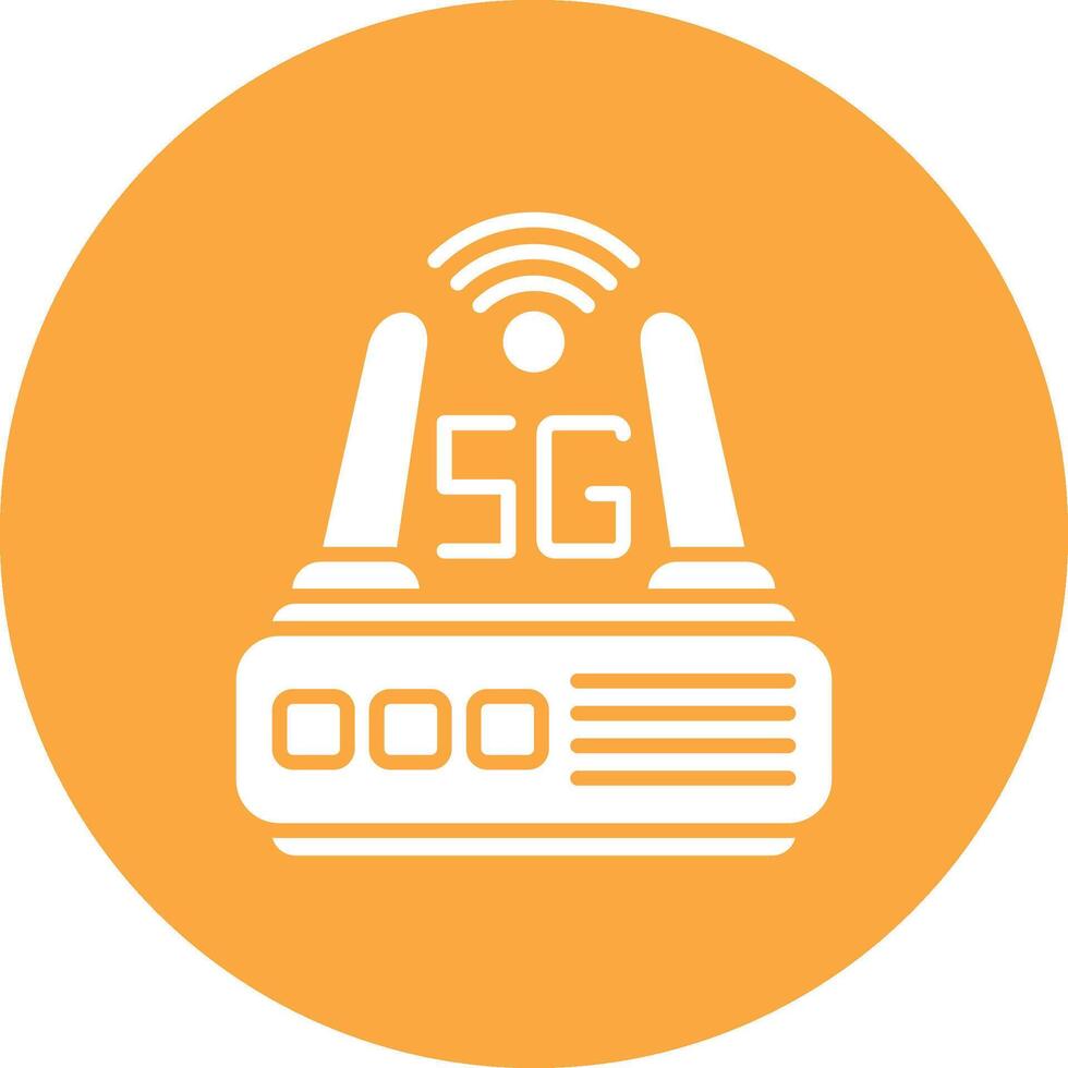 5g Bright Flat Element vector