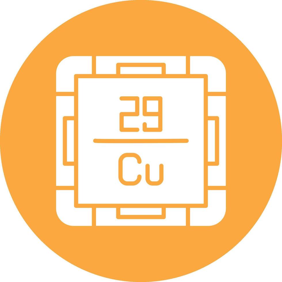 Copper Sharp Edge Symbol vector