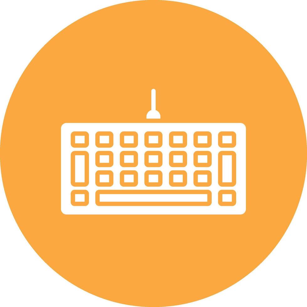 Keyboard Lined UI Illustration vector