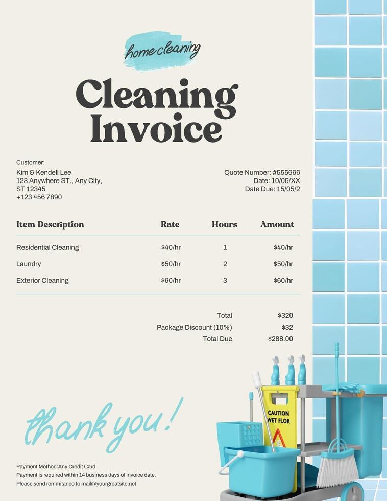 clean service business template design ideas