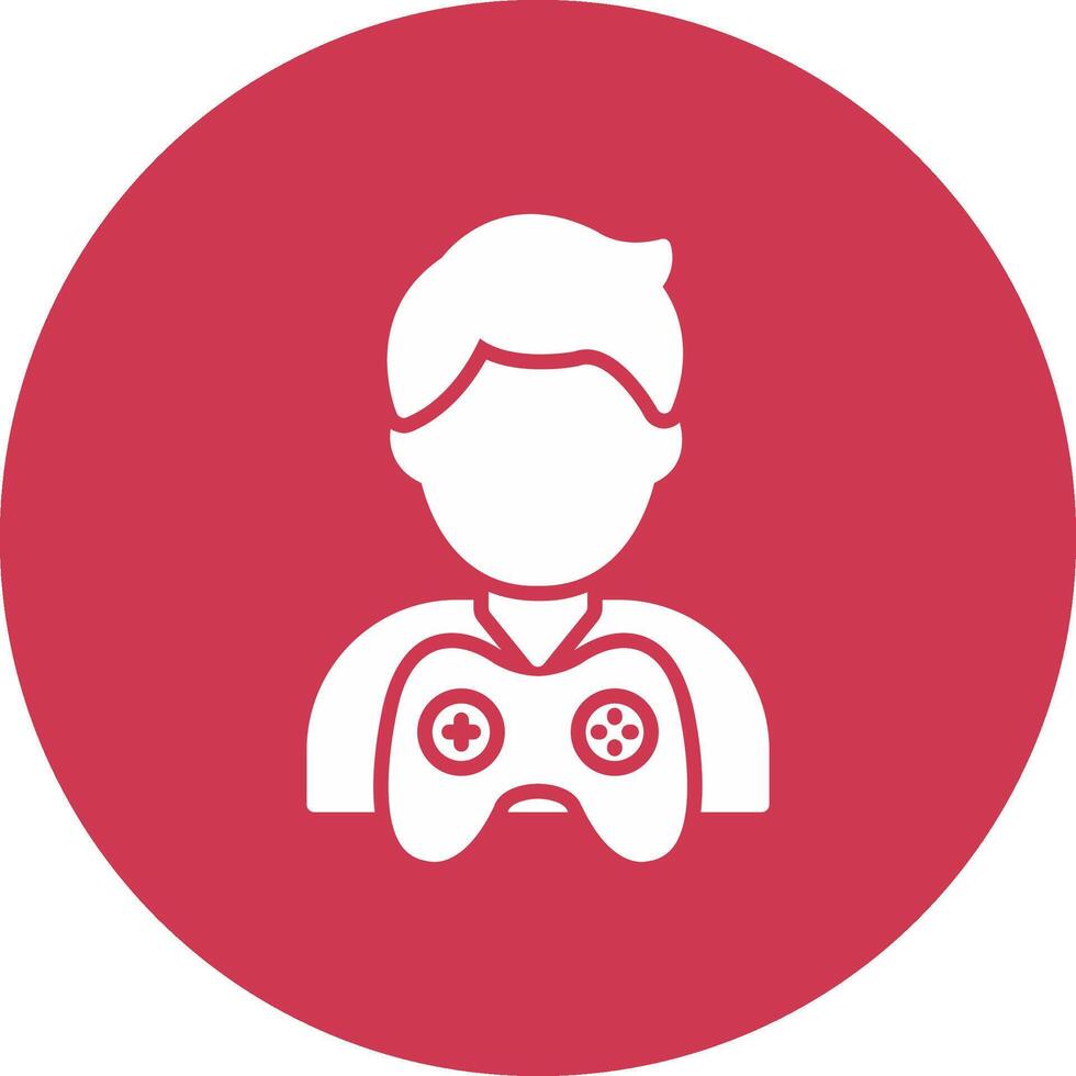 Gamer Simple Line Sketch vector