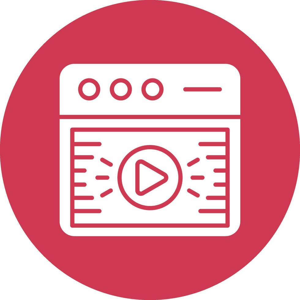 Streaming Thin Line Design vector