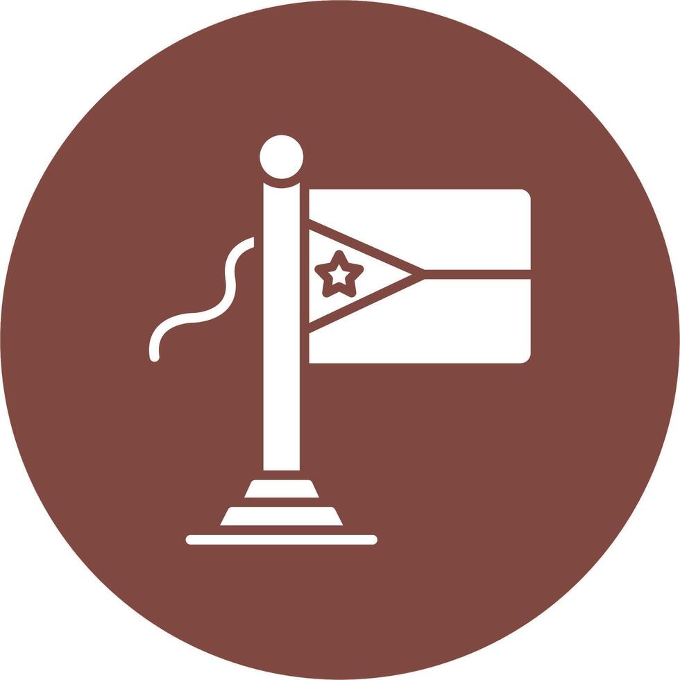 Djibouti Flag Mobile Ready Icon vector