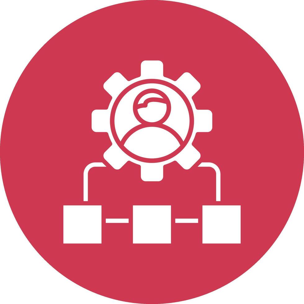 Workflow High Contrast Graphic vector