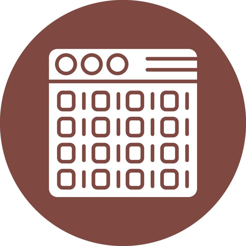 Binary Code Soft Color Illustration vector