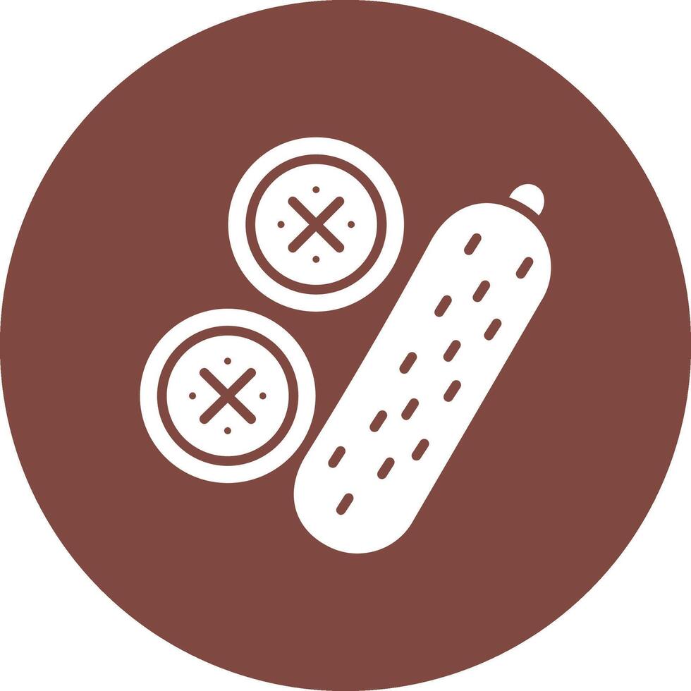 Cucumbers Minimal Concept Visual vector