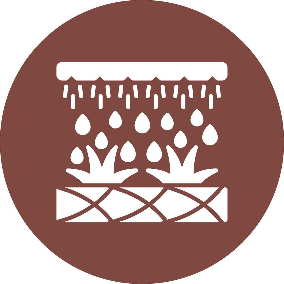 Irrigation Digital Concept Icon vector