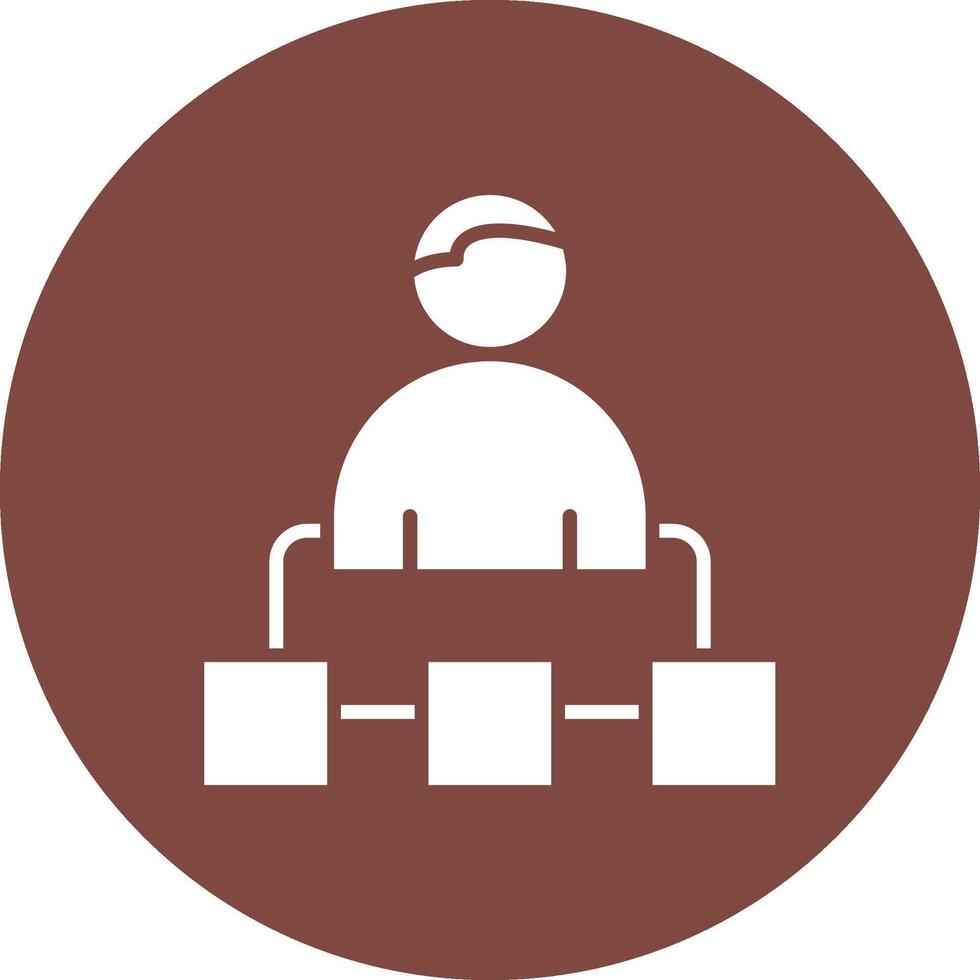 Organization Structure Responsive Icon Badge vector
