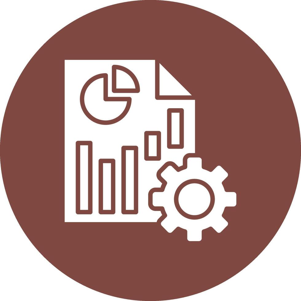 Reporting Responsive Icon Badge vector