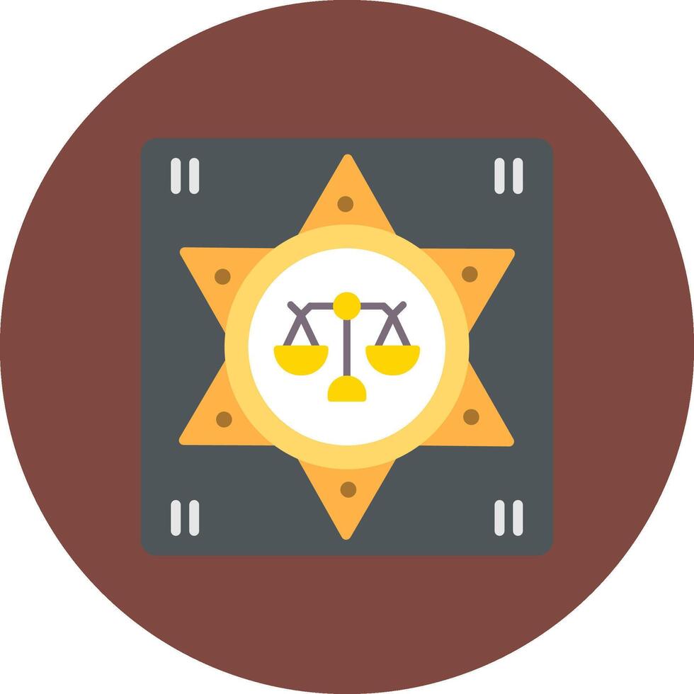 Sheriff Interactive UI Graphic vector