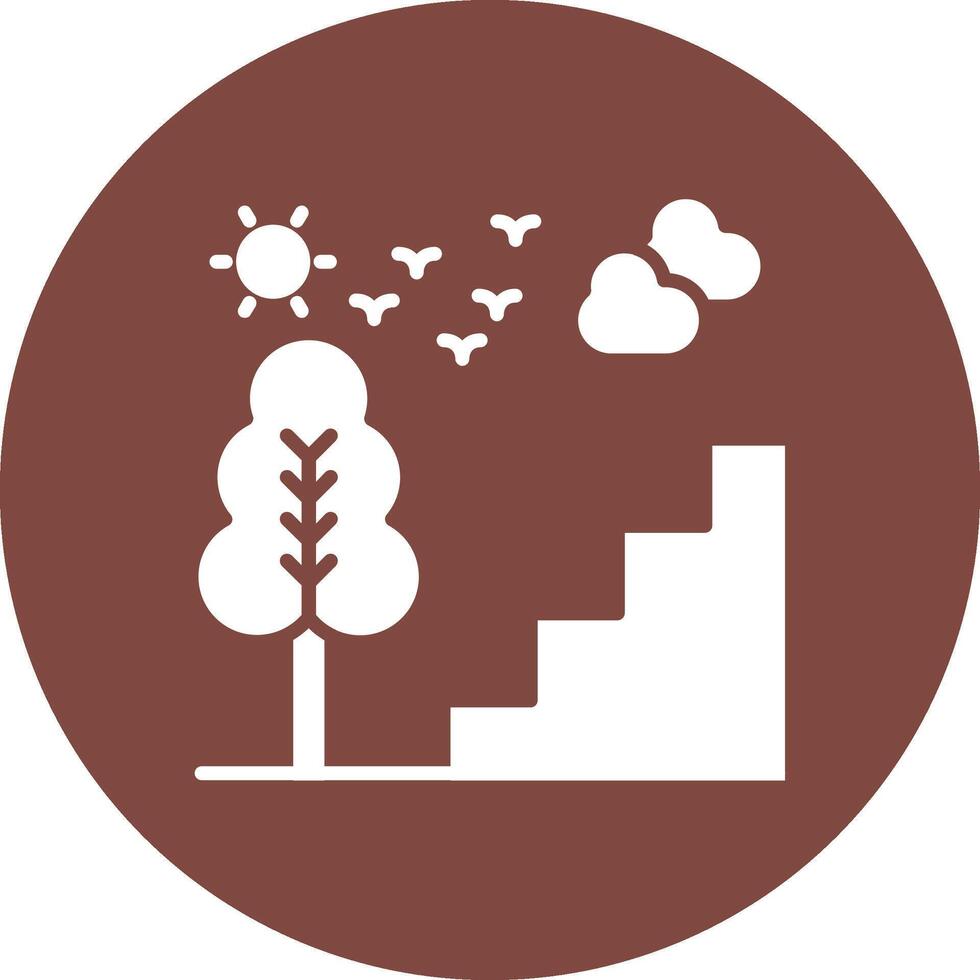 Staircase Coded Design Graphic vector