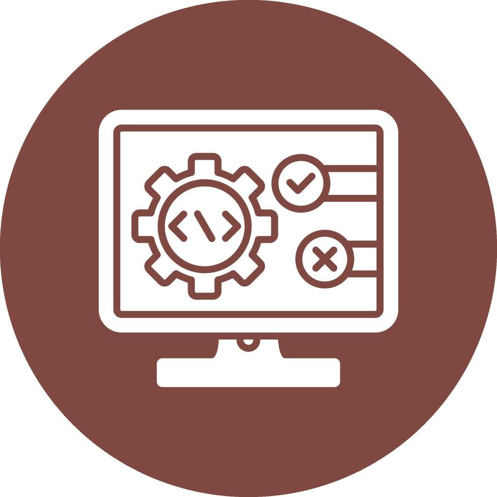 Testing Interactive Icon Badge vector