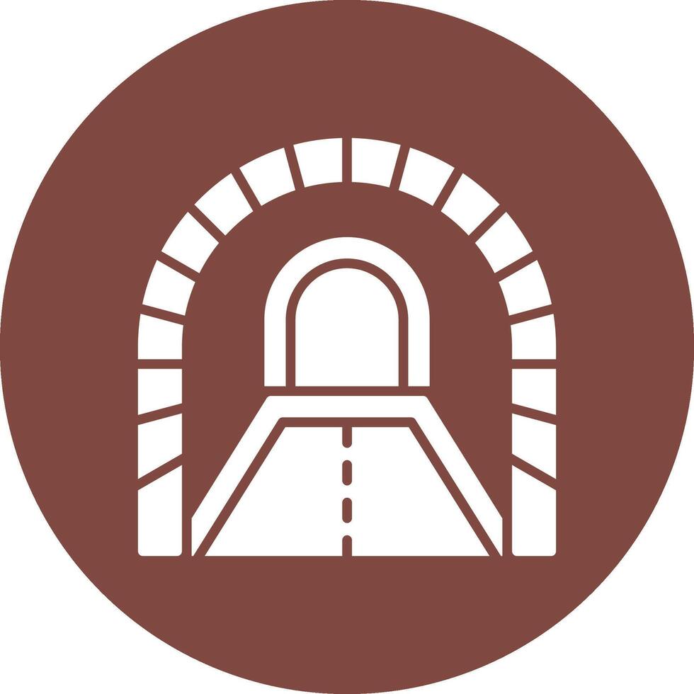 Tunnel Stylized Tech Element vector