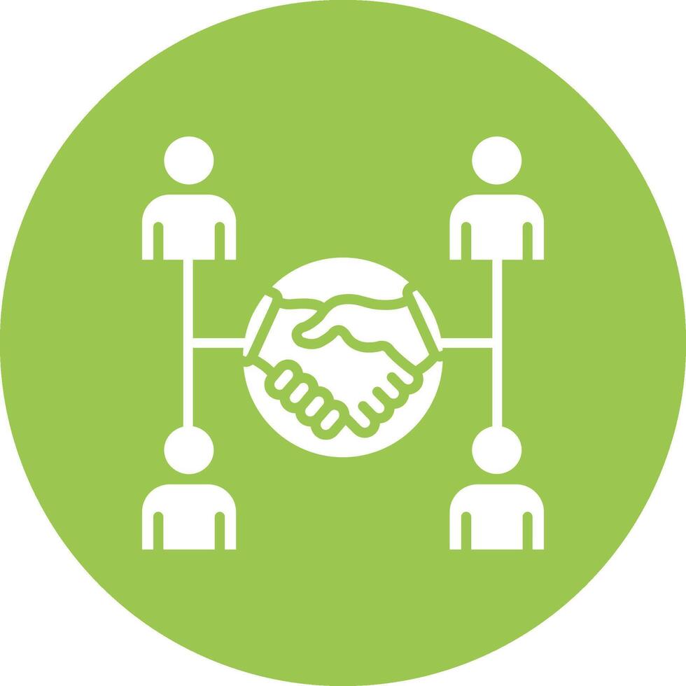 Collaboration Neon Graphic Style vector