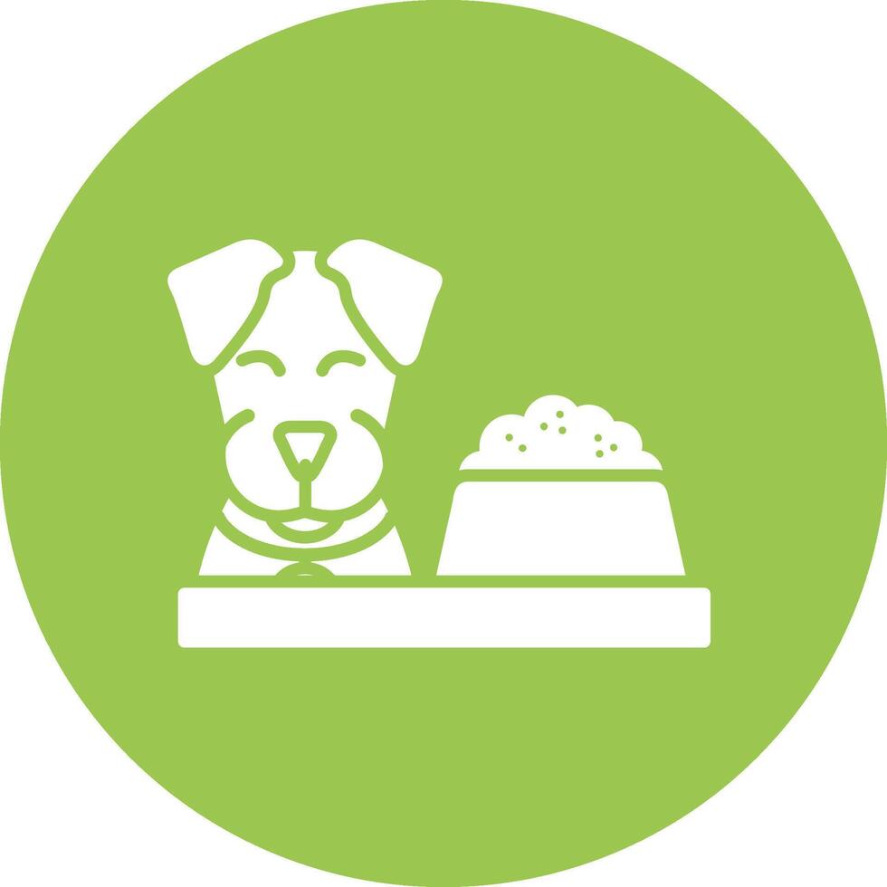 Dog Food Line Style Symbol vector