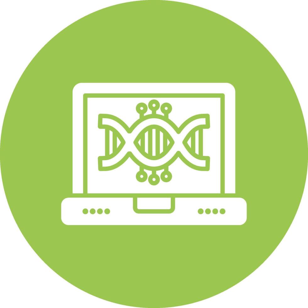 Dna Sleek Graphic Mark vector