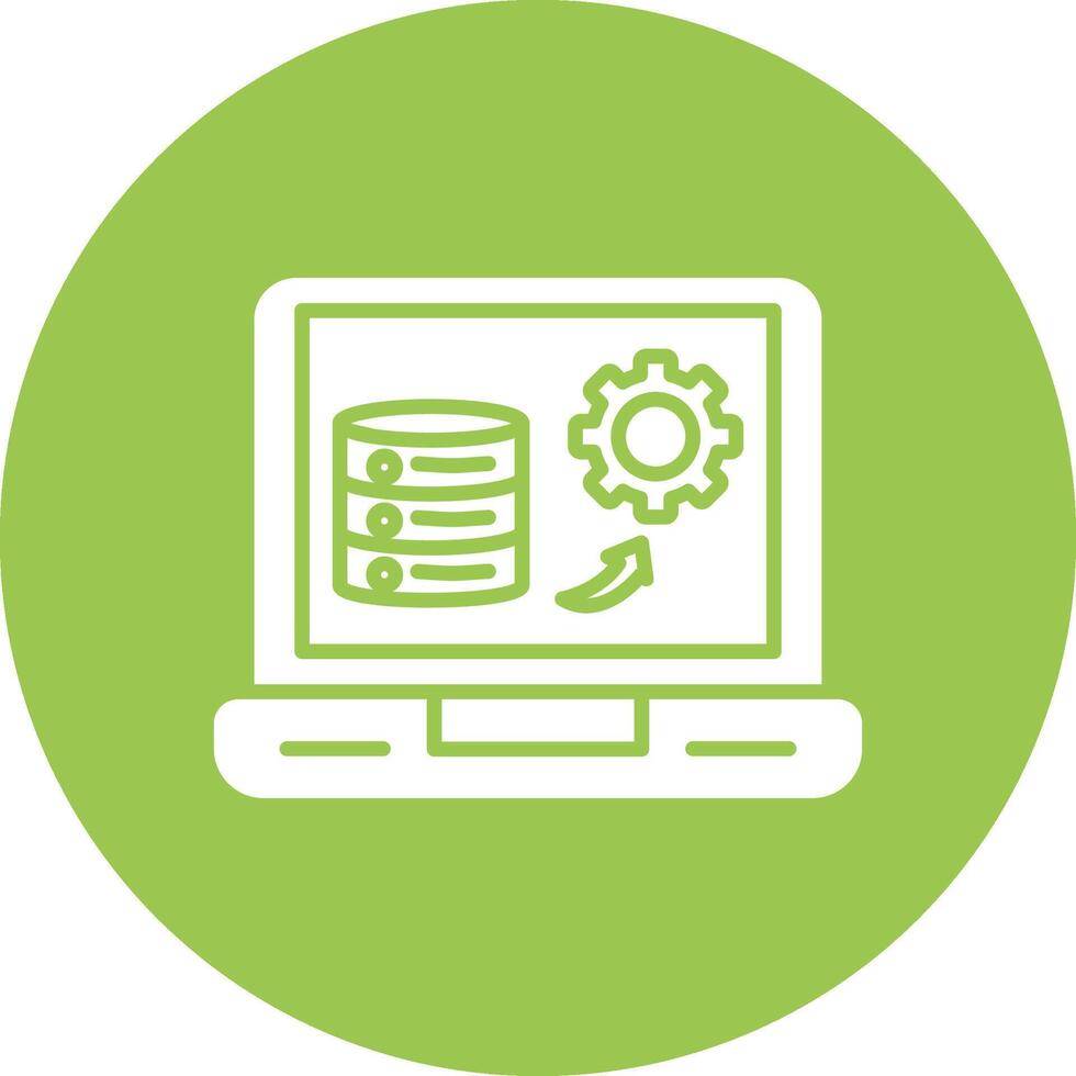 Laptop Minimal Touch Graphic vector