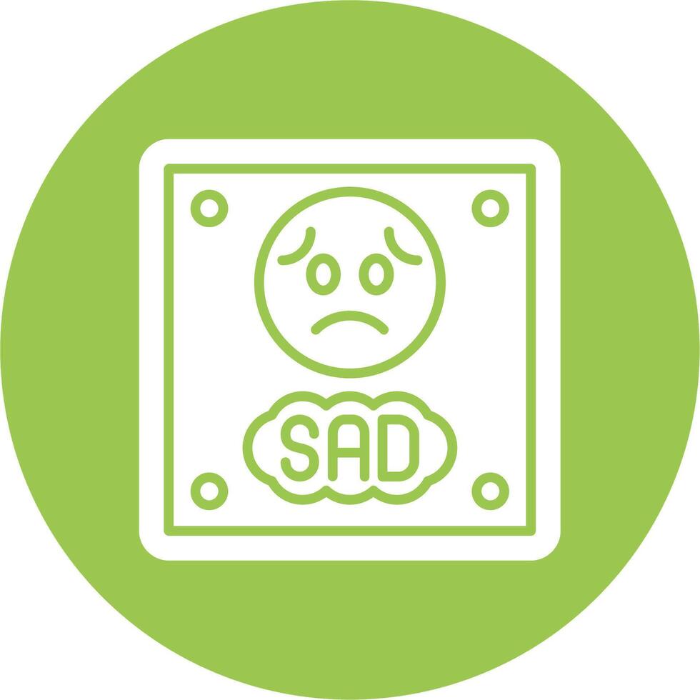 Sad Colorful Concept Art vector