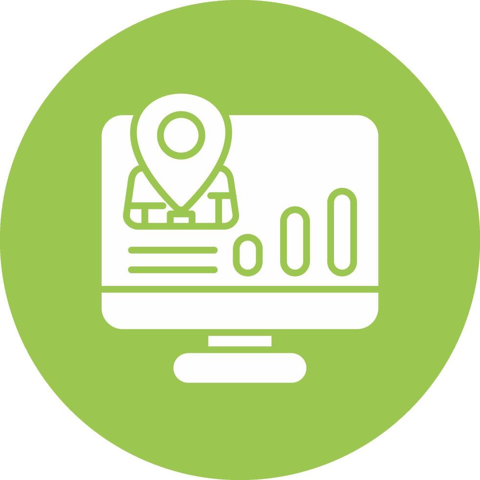 Tracking Thin Line Design vector