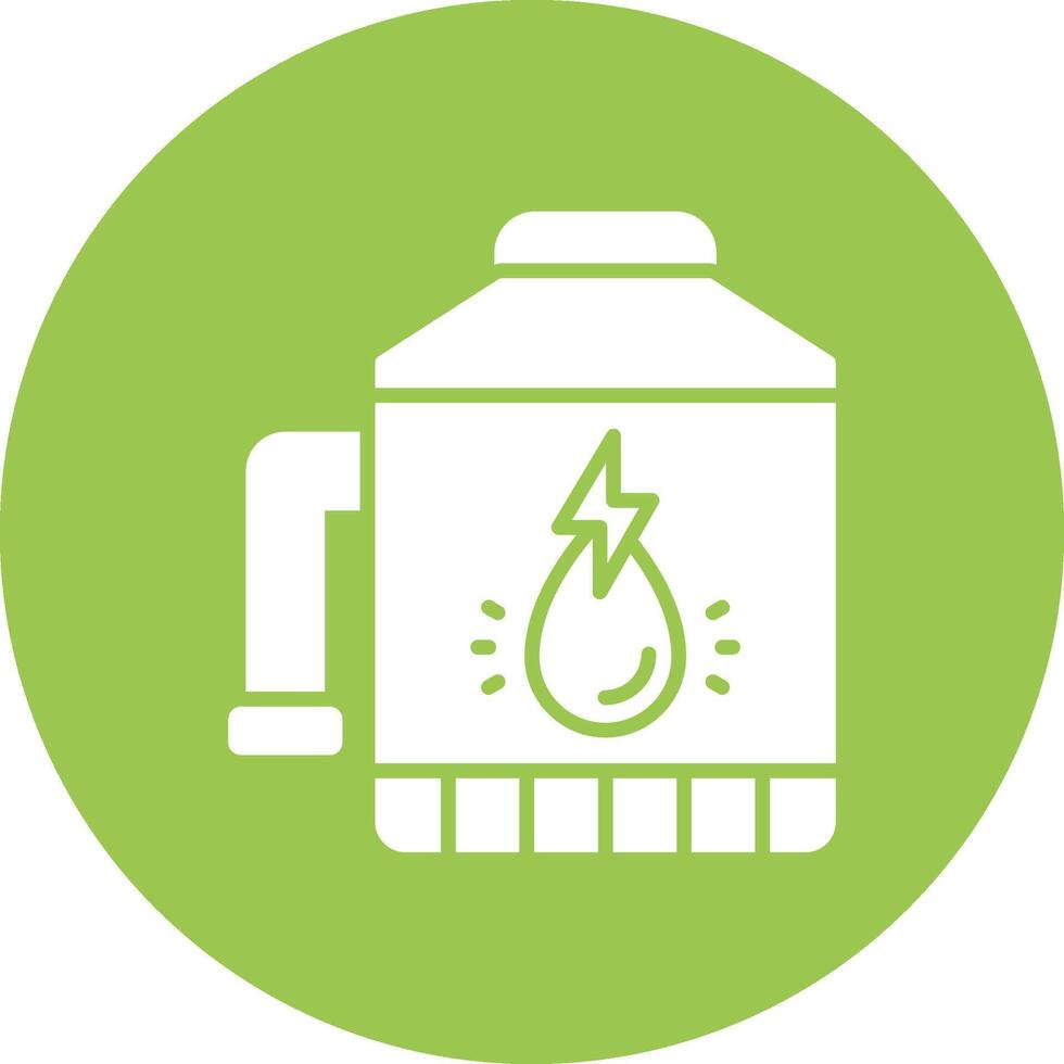 Water Tank Web Interface Symbol vector