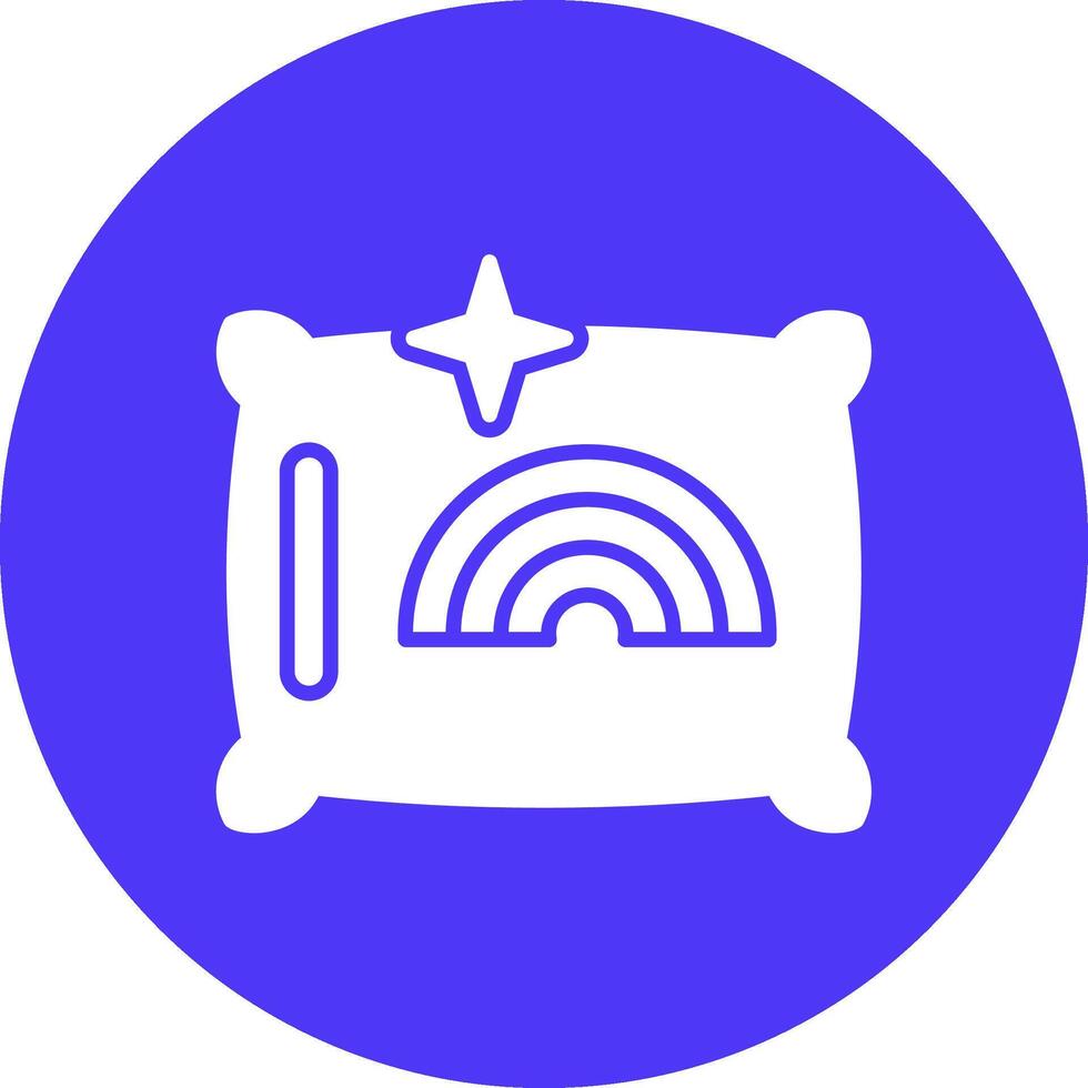 Pillow Flat Styled Symbol vector