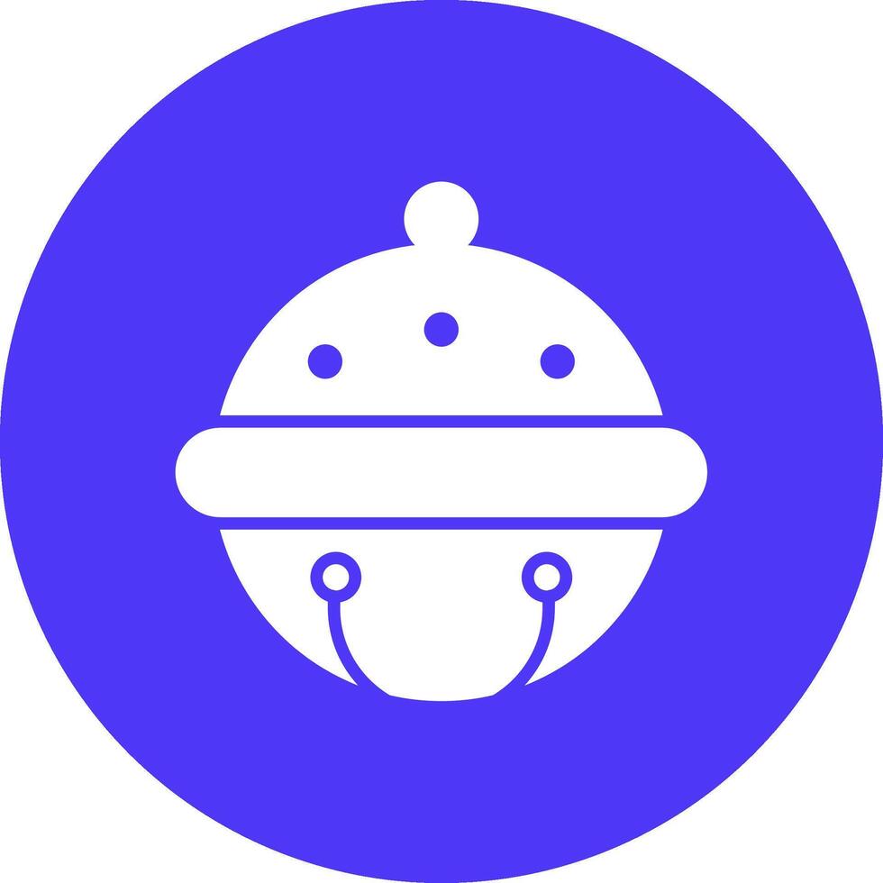 Sleigh Bell Sharp Edge Symbol vector