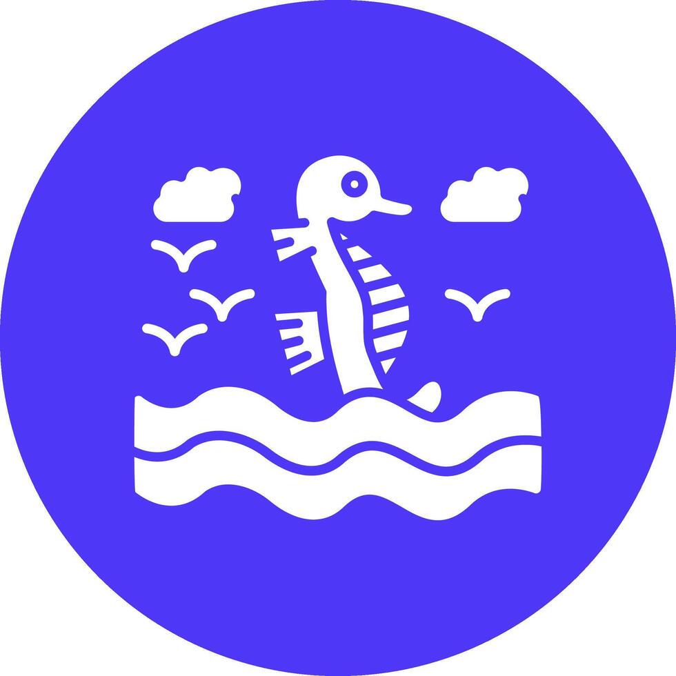 Seahorse Creative Interface Art vector